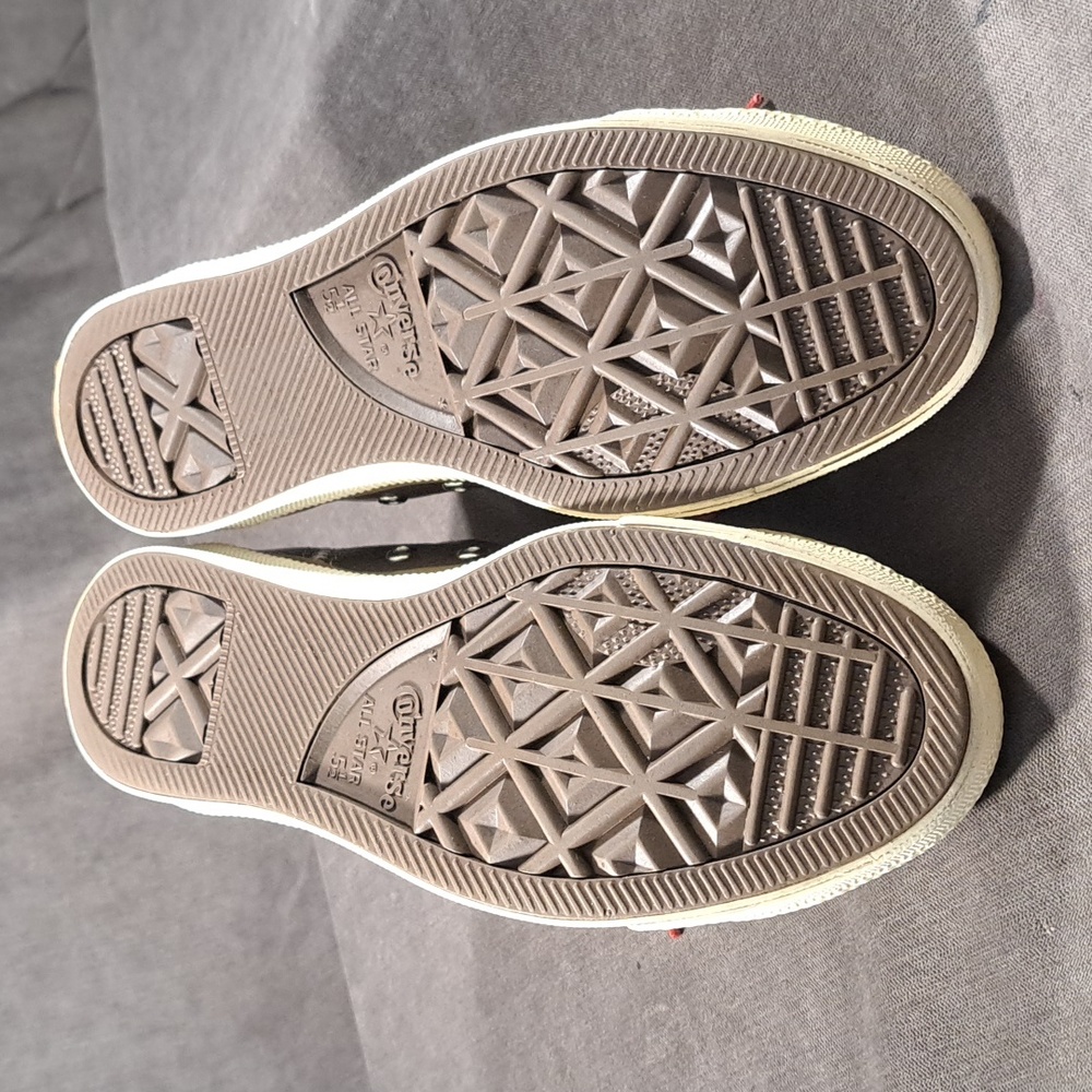 Converse Chuck Taylor All Star Hiker Hi Chocolate Leather Sneakers VG US 7.5 - Picture 8 of 16